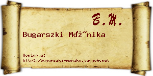 Bugarszki Mónika névjegykártya